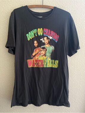 TLC Waterfalls Band Tee Old Navy Women’s Size Large